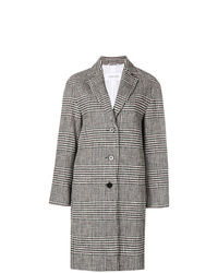 Manteau à carreaux gris Calvin Klein