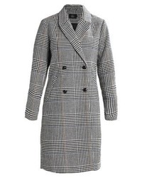 Manteau à carreaux gris Only