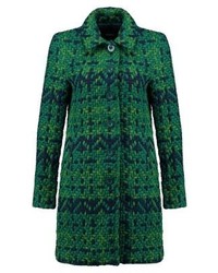 Manteau à carreaux vert Desigual