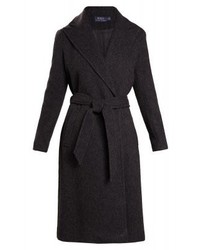Manteau à chevrons gris foncé Ralph Lauren