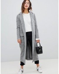 Manteau à chevrons gris Glamorous
