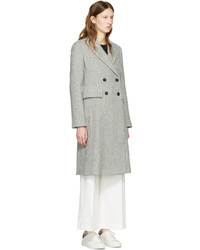 Manteau à chevrons gris Isabel Marant