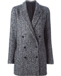 Manteau à chevrons gris Lardini