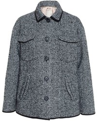 Manteau à chevrons gris No.21