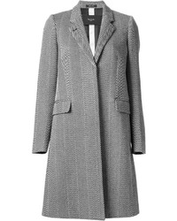 Manteau à chevrons gris Paul Smith