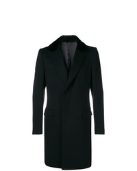 Manteau à col fourrure noir Dolce & Gabbana
