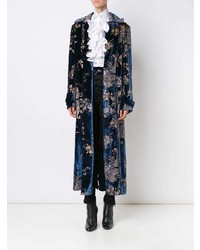 Manteau à fleurs bleu marine Ralph Lauren