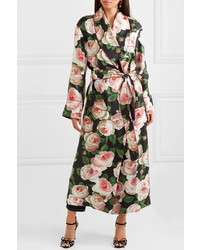 Manteau à fleurs multicolore Dolce & Gabbana