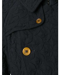 Manteau à fleurs noir Comme Des Garçons Vintage