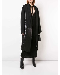 Manteau à fleurs noir Haider Ackermann