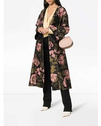 Manteau à fleurs noir Etro