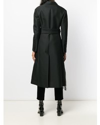 Manteau à franges noir Proenza Schouler