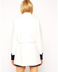 Manteau blanc Asos