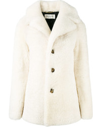Manteau blanc Saint Laurent