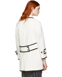 Manteau blanc Thom Browne
