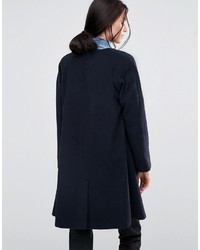 Manteau bleu marine Helene Berman