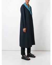 Manteau bleu marine Issey Miyake Vintage