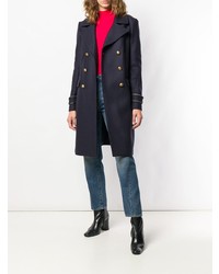 Manteau bleu marine Pinko