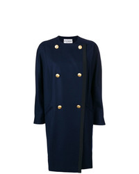 Manteau bleu marine Gianfranco Ferre Vintage