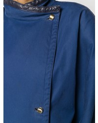 Manteau bleu Versace Vintage