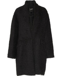Manteau bouclé noir Isabel Marant