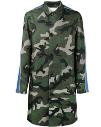 Manteau camouflage olive Valentino