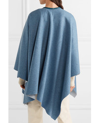 Manteau cape bleu Agnona