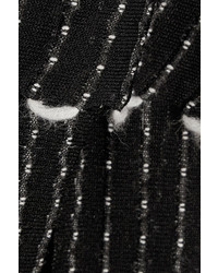 Manteau cape en tricot noir Roland Mouret