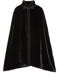 Manteau cape noir Anna Sui