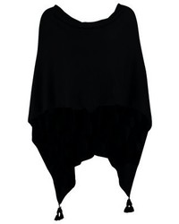 Manteau cape noir Comma