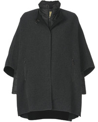 Manteau cape noir Fay