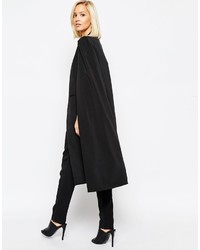 Manteau cape noir