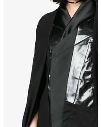Manteau cape noir Rick Owens