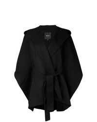 Manteau cape noir Theory