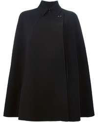Manteau cape noir Versace