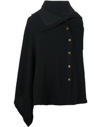 Manteau cape noir Y's