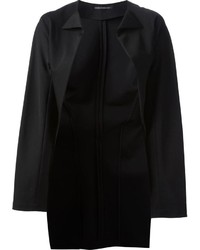 Manteau cape noir Yohji Yamamoto