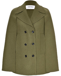 Manteau cape olive