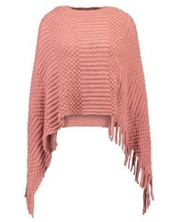 Manteau cape rose Kaffe