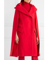 Manteau cape rouge Antonio Berardi