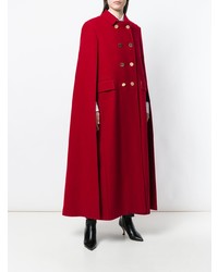 Manteau cape rouge Thom Browne
