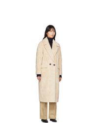 Manteau de fourrure beige The Loom