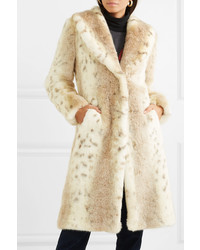 Manteau de fourrure beige Fuzz Not Fur