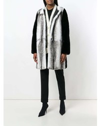 Manteau de fourrure blanc Liska