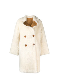 Manteau de fourrure blanc Liska