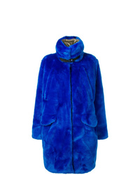 Manteau de fourrure bleu Rossignol
