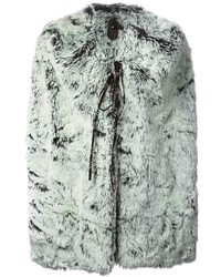 Manteau de fourrure gris Bernhard Willhelm
