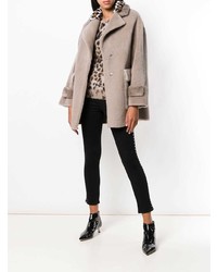 Manteau de fourrure gris Blancha