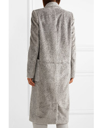 Manteau de fourrure gris Sally Lapointe