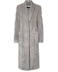 Manteau de fourrure gris Sally Lapointe